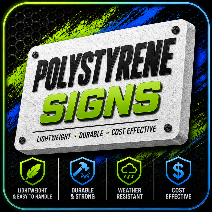 Poly Styrene Signs